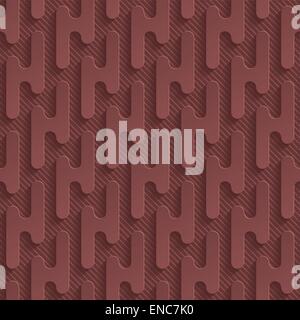 Marsala color perforated paper. Seamless (tileable) 3d background.  Editable vector EPS10. See similar patterns in my portfolio. Stock Vector