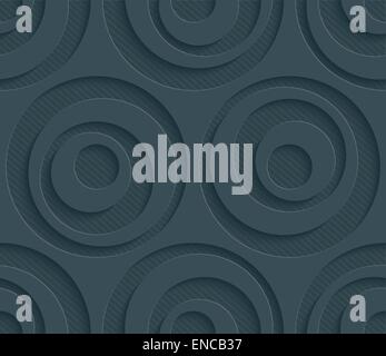Dark perforated paper. Seamless (tileable) 3d background.  Editable vector EPS10. See similar patterns in my portfolio. Stock Vector