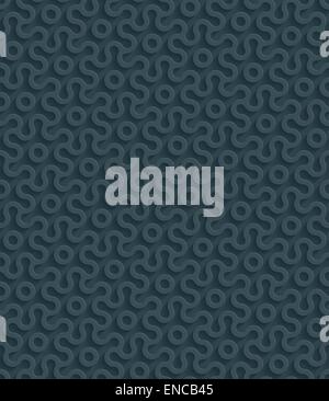 Dark perforated paper. Seamless (tileable) 3d background.  Editable vector EPS10. See similar patterns in my portfolio. Stock Vector