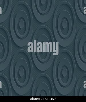 Dark perforated paper. Seamless (tileable) 3d background.  Editable vector EPS10. See similar patterns in my portfolio. Stock Vector