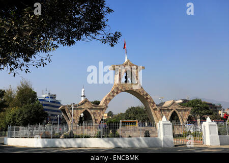 The Shahid Gate or Martyrs gate, Thamel District, Old Town, Kathmandu City, Nepal, Asia. Stock Photo