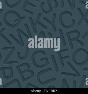 Dark perforated paper. Seamless (tileable) 3d background.  Editable vector EPS10. See similar patterns in my portfolio. Stock Vector