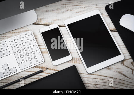 Responsive design mockup Stock Photo