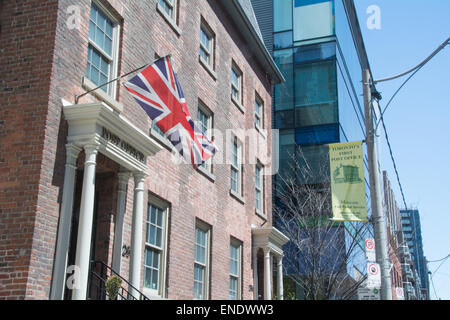 Toronto's 1st post office founded by James Scott Howard in 1833 Stock Photo