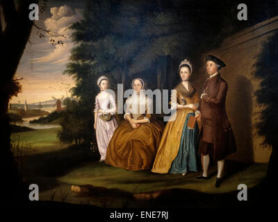 The Wiley Family 1771 William WIlliams Stock Photo