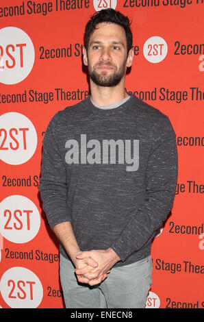 Opening night of Lips Together, Teeth Apart at the Second Stage Theatre - Arrivals.  Featuring: Justin Bartha Where: New York, New York, United States When: 29 Oct 2014 Stock Photo