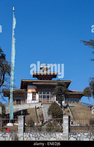 Druk Wangyal lhakhang (temple) at Dochula pass, Bhutan, Asia Stock Photo