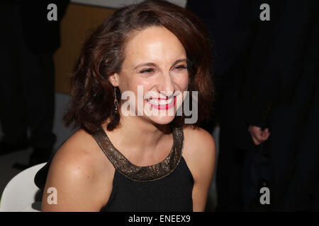 Opening night after party for Lips Together, Teeth Apart held at Yotel - Arrivals.  Featuring: Tracee Chimo Where: New York, New York, United States When: 30 Oct 2014 Stock Photo