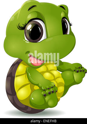 little turtle Stock Photo