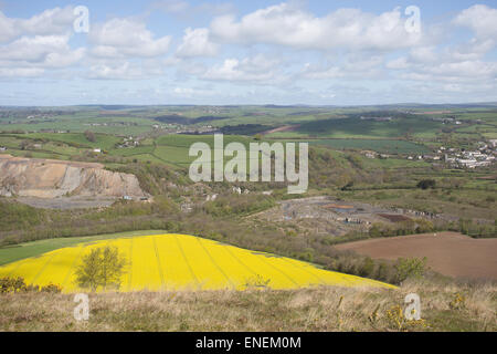 Codden Hill Bishops Tawton Barnstaple North Devon England UK Stock Photo