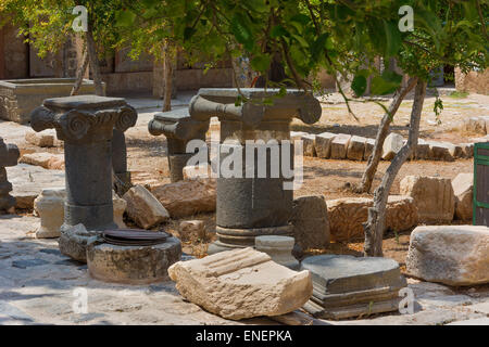 Ancient ruin at Umm Qais in Jordan Stock Photo
