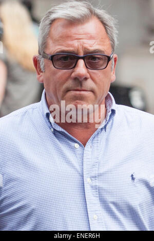 Ted Terry, 59, father of footballer John Terry, arrives at court in London accused of racially aggravated assault. Stock Photo