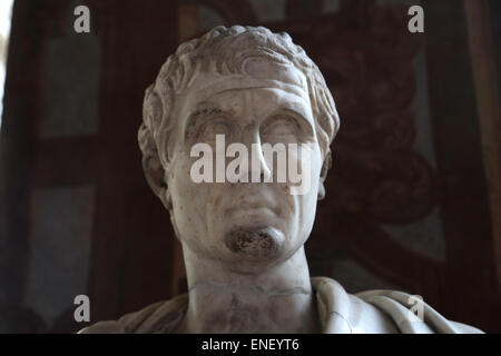 Nerva (30-98AD). Roman Emperor from 96-98. Nervan-Antonine dynasty ...