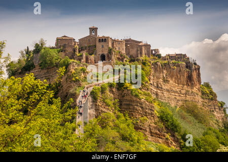 Civita di Bagnoregio, a picturesque hilltop village in Italy, is a ...