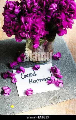 Good Morning Note Stock Photo 228681605 Alamy