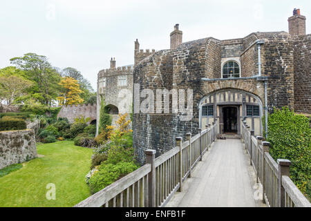 Walmer Castle Deal Moat English Heritage Kent UK Stock Photo