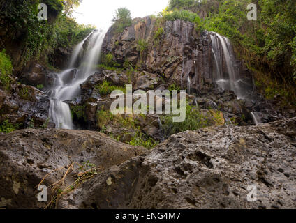Waterfalls Cascades, Laikipia County, Nanyuki, Kenya Stock Photo