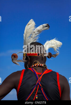 Turkana Tribesman, Turkana Lake, Loiyangalani, Kenya Stock Photo