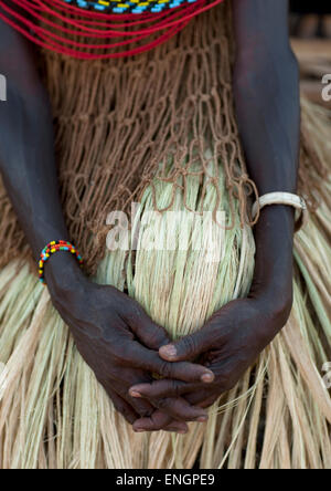 El Molo Tribeswoman, Turkana Lake, Loiyangalani, Kenya Stock Photo