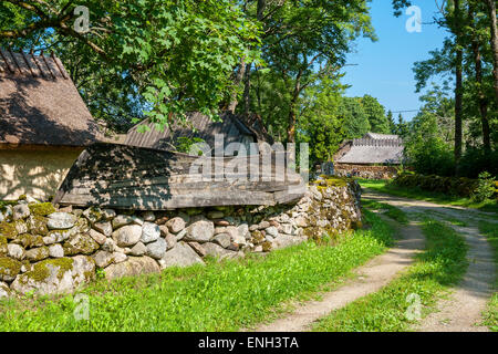 Old village. Saaremaa Island, Estonia Stock Photo