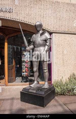 A replica of Henry VIII suit of armour at the Tower of London, UK. Stock Photo