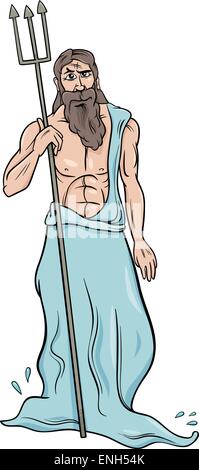 Greek god Poseidon Stock Vector Image & Art - Alamy