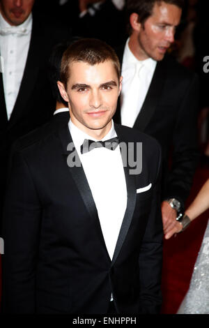 US actor Dave Franco attends the 2015 Costume Institute Gala Benefit celebrating the exhibition 'China: Through the Looking Glass' at The Metropolitan Museum of Art in New York, USA, on 04 May 2015. Photo: Hubert Boesl/dpa - NO WIRE SERVICE - Stock Photo