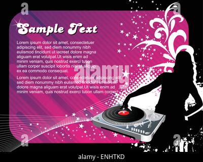 This is a music vector party art Stock Vector