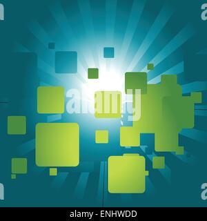 vector absract design of squares Stock Vector