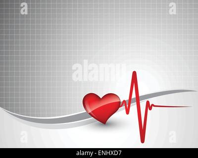 illustration of heart beats Stock Vector Image & Art - Alamy