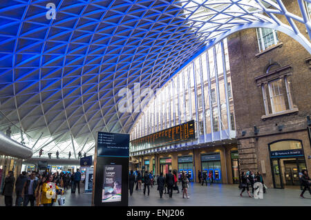 King's Cross railway station is a major London railway terminus which opened in 1852 Stock Photo