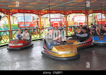 Rock 'N' Roll Dodgems, Carter's Steam Fair. Hersham Green, Surrey, England, Great Britain, United Kingdom, UK, Europe Stock Photo