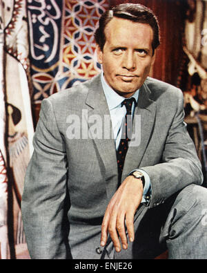 PATRICK McGOOHAN (1928-2009) Anglo-American film and TV actor  in the 60s TV series Danger Man (aka Secret Agent) Stock Photo