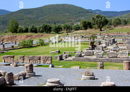 The  Asclepeion in Ancient Messene (Messini), The Pelponnese, Greece Stock Photo