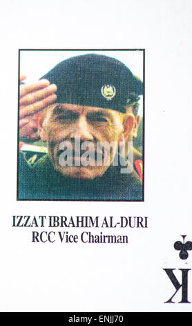 playing cards to identify members of the baath party in irak during the war with usa in 2003 Stock Photo