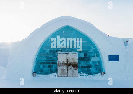 Ice Hotel, Kiruna, Lapland, Arctic Circle, Sweden, Scandinavia, Europe Stock Photo