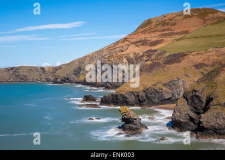 Llangrannog Beach, Ceridigion (Cardigan), West Wales, Wales, United Kingdom, Europe Stock Photo