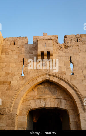 Jaffa Gate in the Old City, UNESCO World Heritage Site, Jerusalem, Israel, Middle East Stock Photo