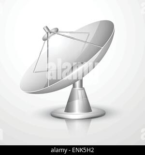 Simple Vector Illustration Space radar. Space exploration. Astronomy ...