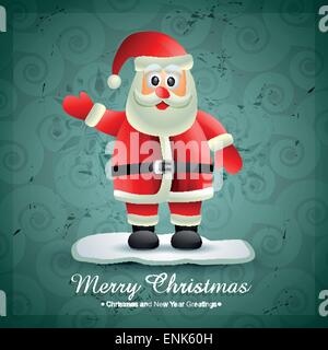 vector santa claus design illustration Stock Vector