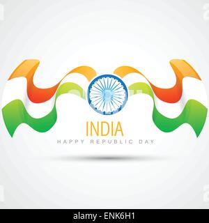 beautiful vector indian flag design Stock Vector Image & Art - Alamy