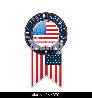 american happy independence day vector design Stock Vector