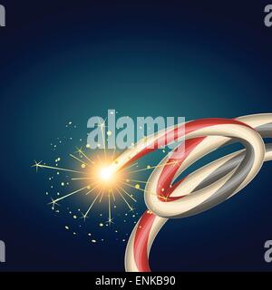 vector diwali crackers background design Stock Vector