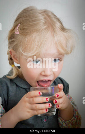 Thirsty child Stock Photo