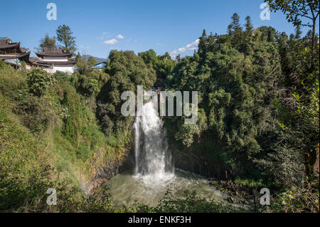 Waterfall in Tengchong, Yunnan of China Stock Photo