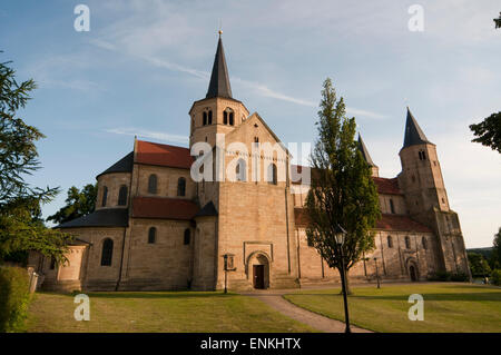 Basilika St. Goderhard, Hildesheim, Niedersachsen, Deutschland |  St. Godehard church, Hildesheim, Lower Saxony, Germany Stock Photo