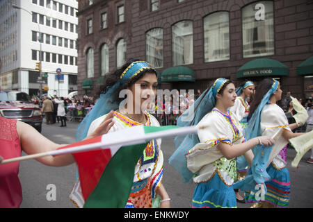 The annual Persian Parade on Madison Avenue in NYC celebrates Nowruz, the new year marking the first day of spring. Nowruz with Stock Photo