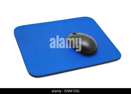 mouse pad isolated on white Stock Photo