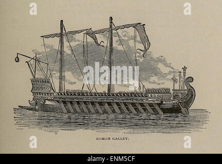 Roman Galley Stock Photo