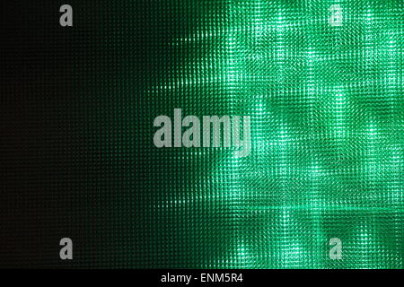 green disco Lights synthwave background club or funfair, lights, disco, LED, illuminated, pattern  disco synth pulse Stock Photo